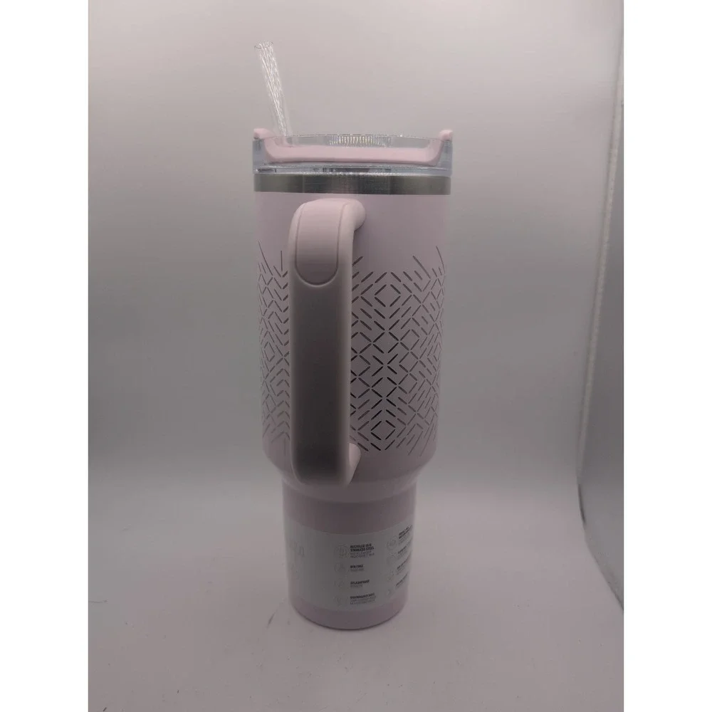 Stanley 40oz Pink Icicle Gloss Winter Wonderland Sparkle NEW - Picture 2 of 8